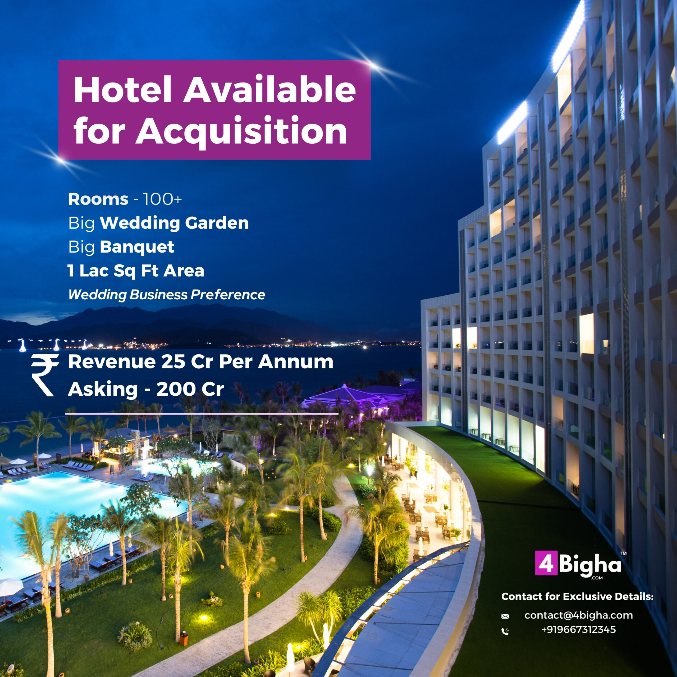 Hotel Available for Acquisition