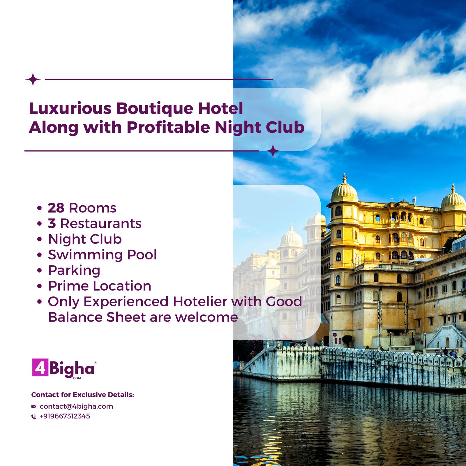 Luxurious Boutique Hotel Along with Profitable Night Club